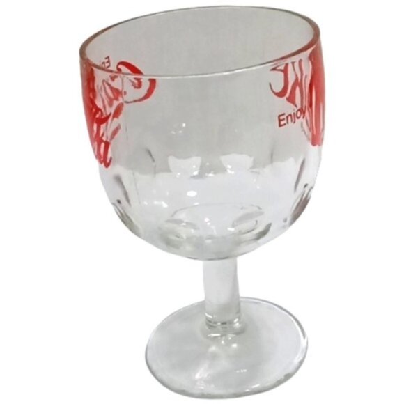 Vintage Coca-Cola Advertising Stemmed Goblet "Enjoy Coke" 12 fl. oz. - Picture 4 of 6